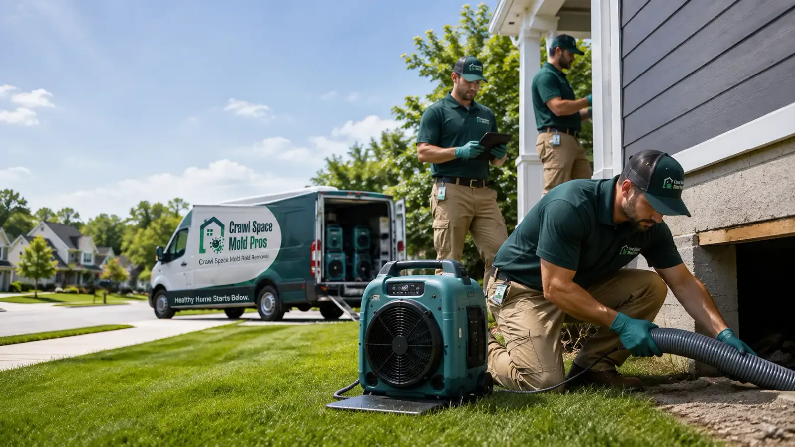Crawl Space Mold Removal in East Longmeadow, MA